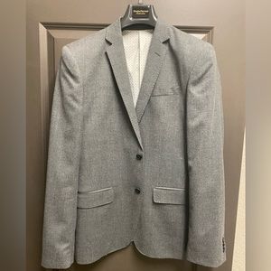 Men’s Gray wool Suit Jacket 40R